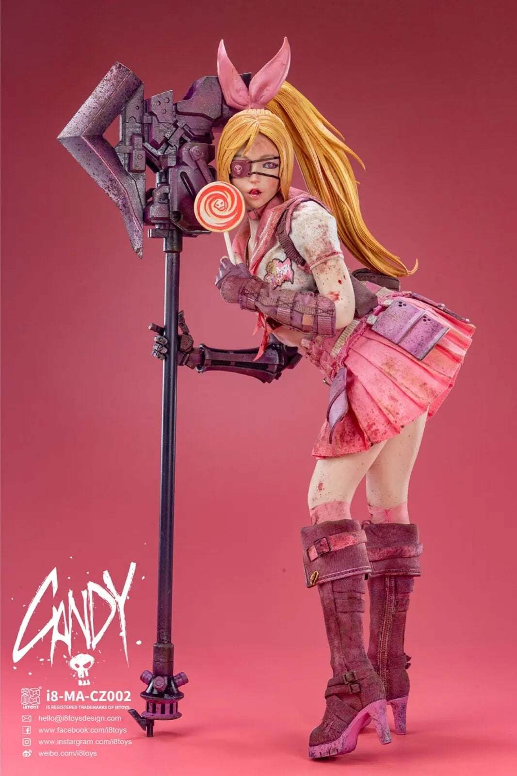 I8Toys I8-MA-CZ002 1/6 Mentality Agency Candy Female Action Figure Battle Damage