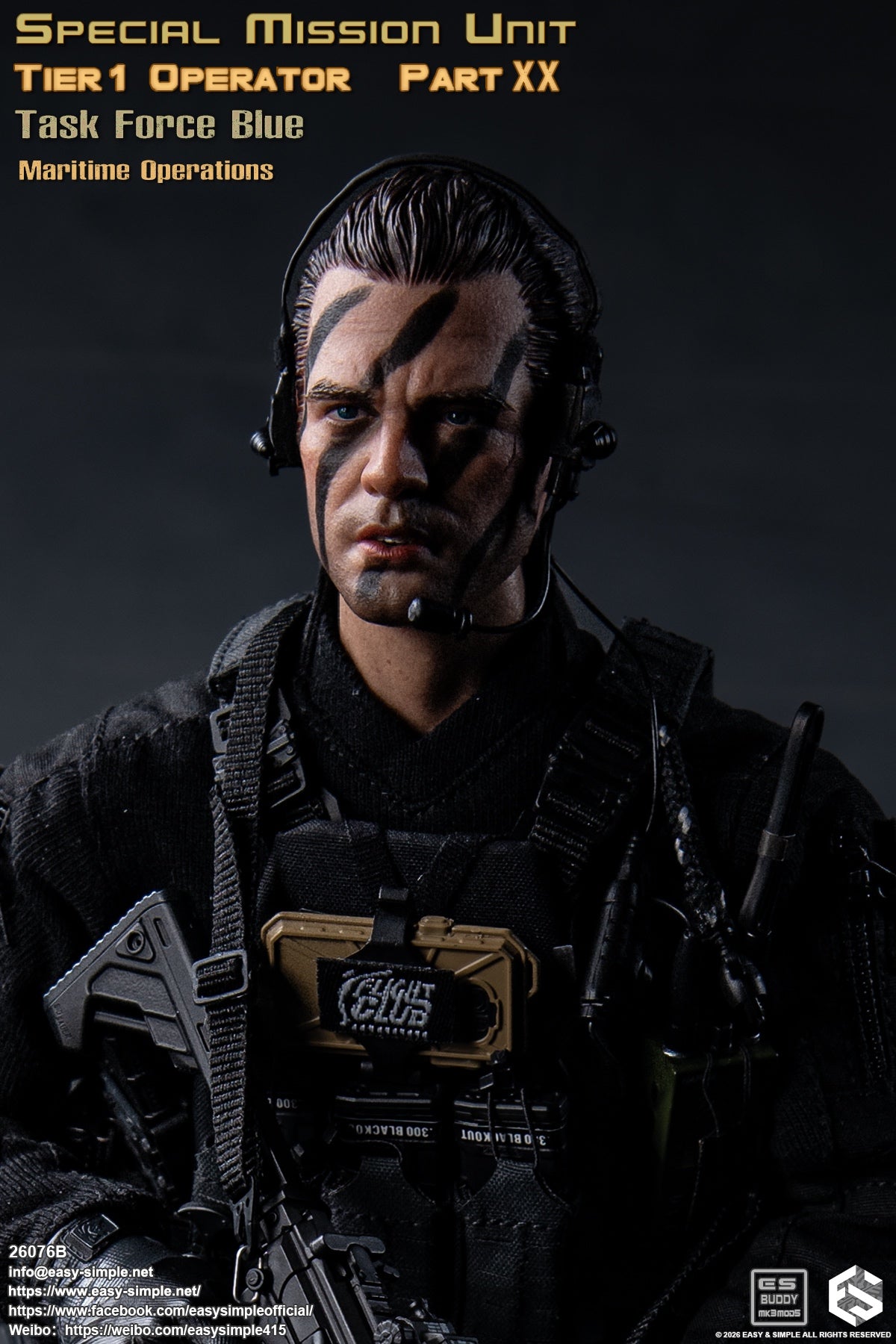 Presale Easy&Simple 26076B 1/6 Special Mission Unit Tier1 Operator Action Figure