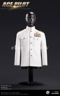 Presale POPTOYS EX060 1/6 ACE Pilot Mitchell The Gun Action Figure Uniform Ver.