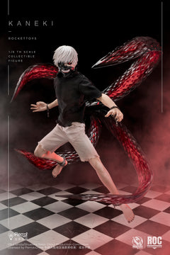 Presale RocketToys ROC-024 1/6 Tokyo Ghoul Kaneki Ken Action Figure Awakened Ver