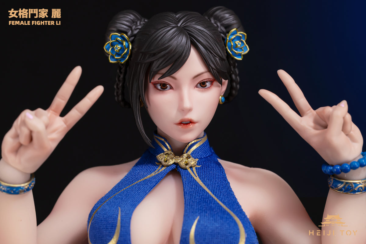 Presale HeiJi Toys HJ001 1/6 Female Fighter Chun Li Collectible Action Figure