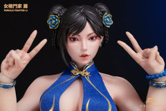 Presale HeiJi Toys HJ001 1/6 Female Fighter Chun Li Collectible Action Figure