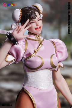 Presale PLAY TOY P019EX-B 1/6 Street Fighter Chun-Li Action Figure Pink Ver.