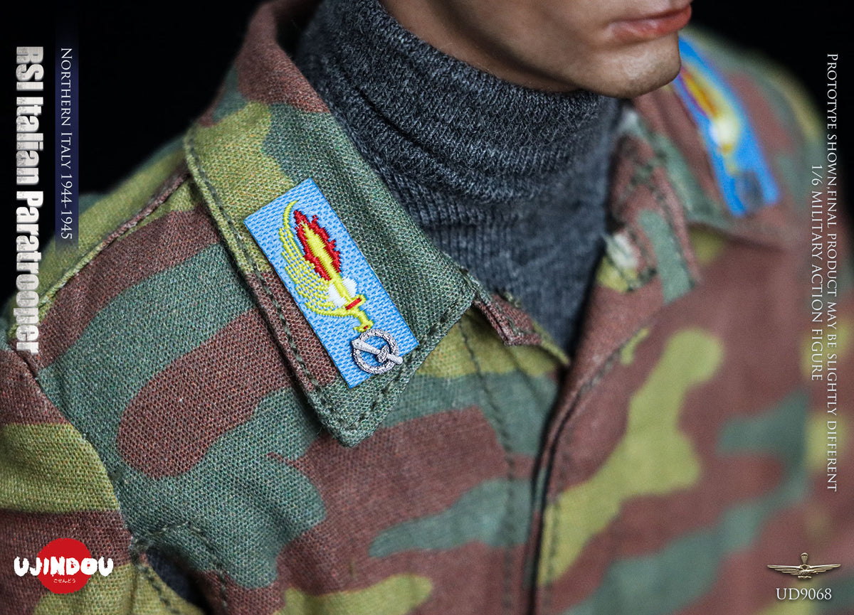Presale UJINDOU UD9068 1/6 RSI Italian Paratrooper Northern Italy Action Figure