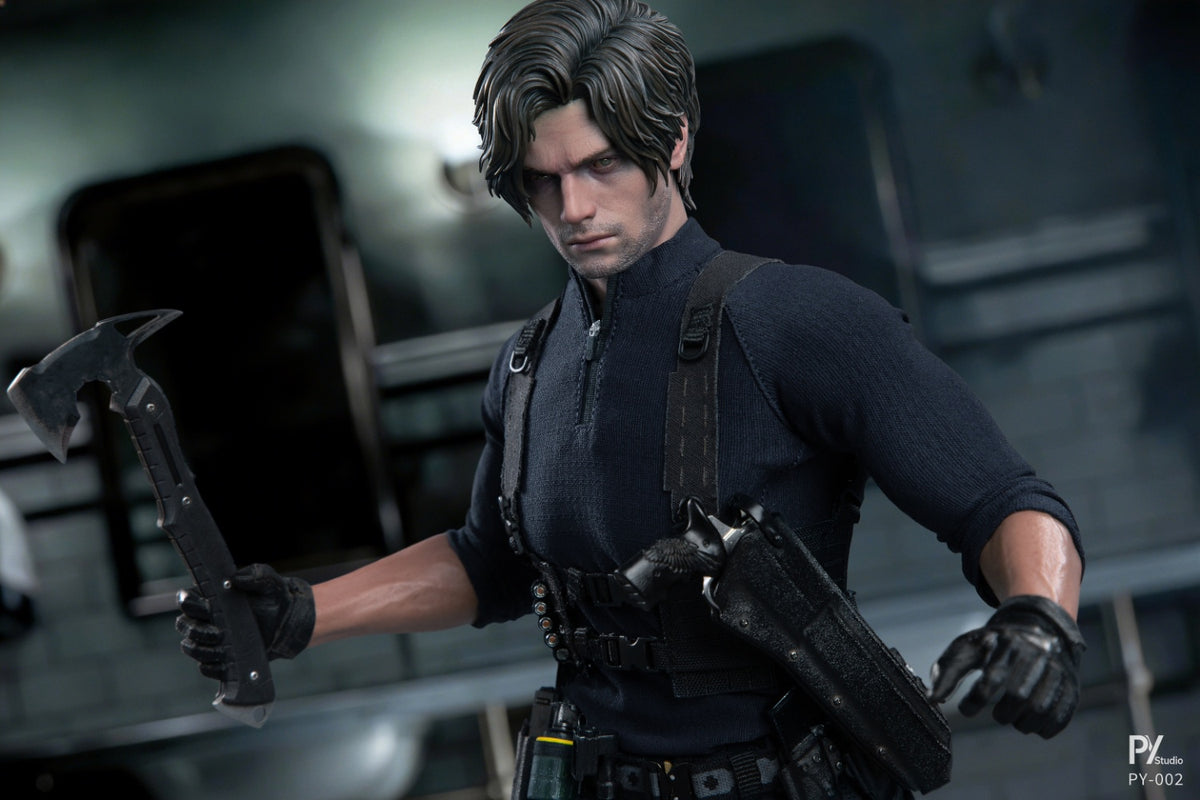 Presale PY Studio PY002 1/6 Resident Zombie Evil Crisis Agent Leon Action Figure
