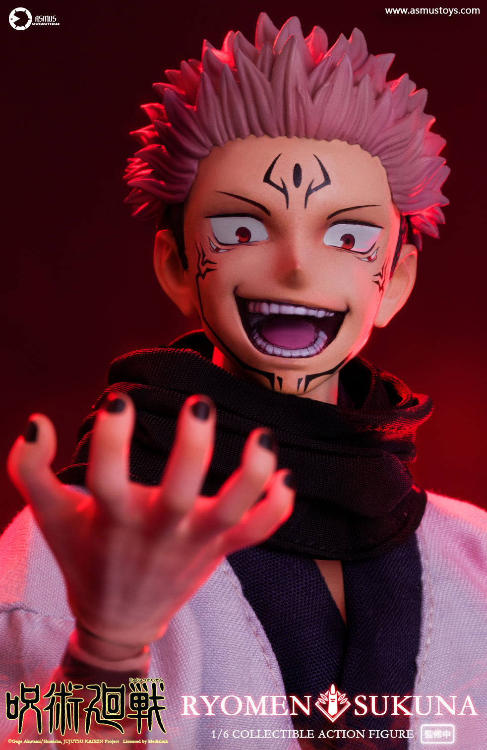 Presale Asmus JJKS05A 1/6 Jujutsu Kaisen Ryomen Sukuna Male Action Figure Model