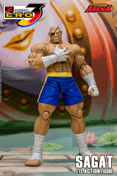Storm Toys SFSA03 1/12 Street Fighter ZERO 3 SAGAT STORM ARENA Action Figure