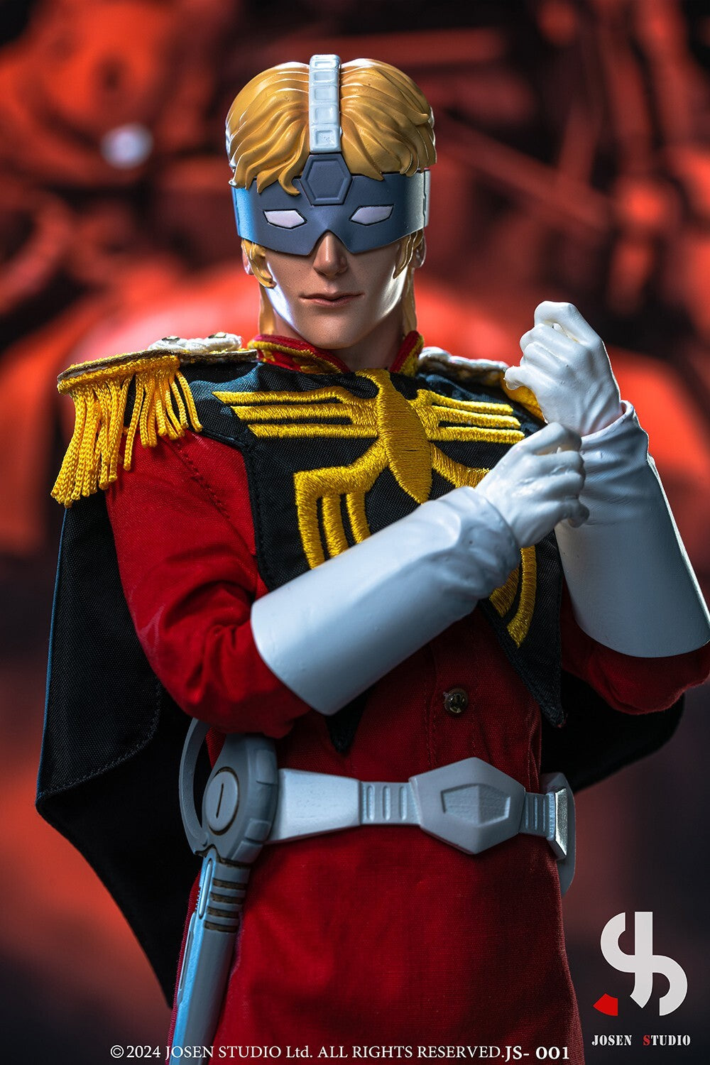 JOSEN STUDIO JS001 1/6 Char Aznable Collectible Male Action Figure Model Toy