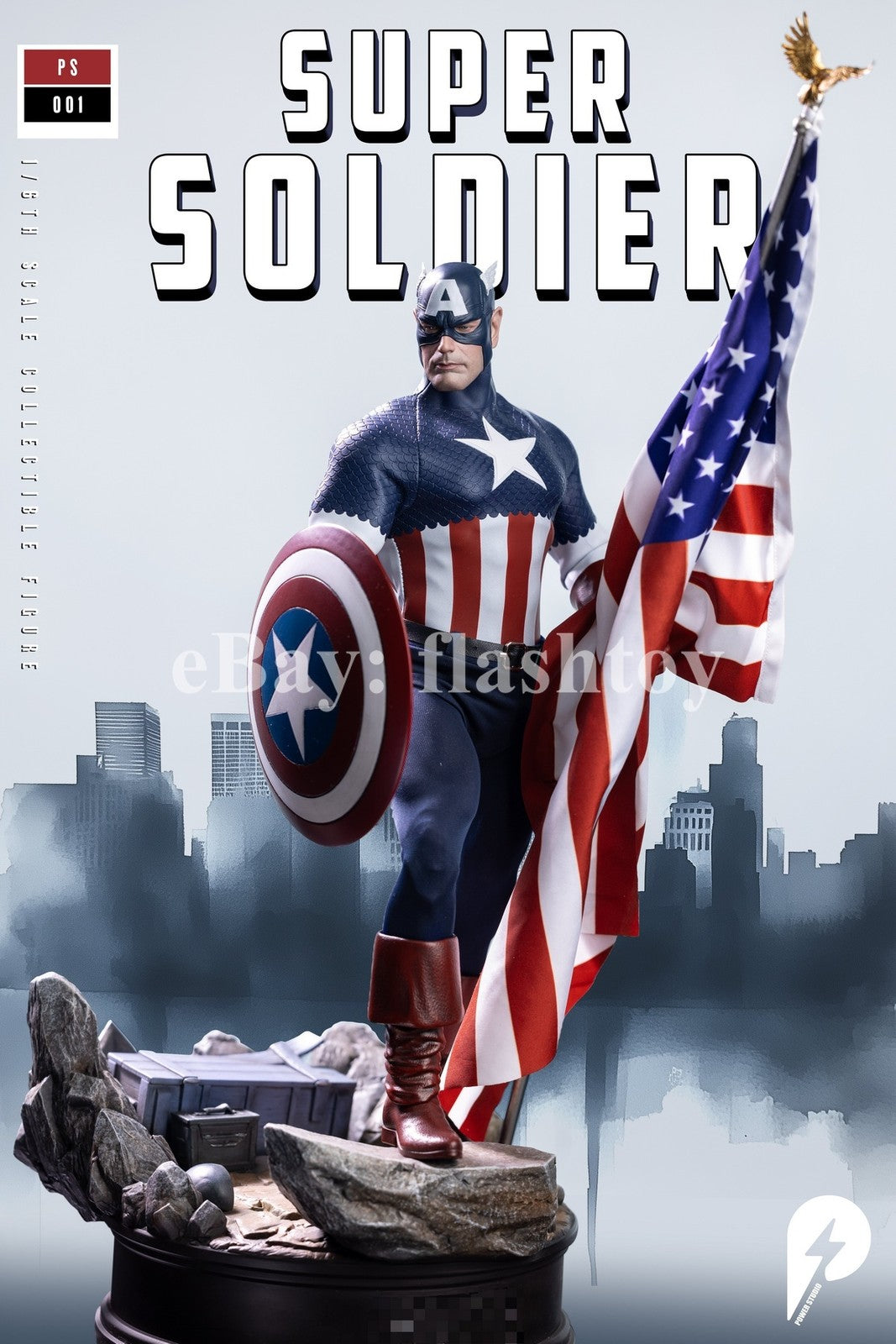 Presale Power Studio PS001 1/6 Super Soldier Collectible Action Figure Model Toy