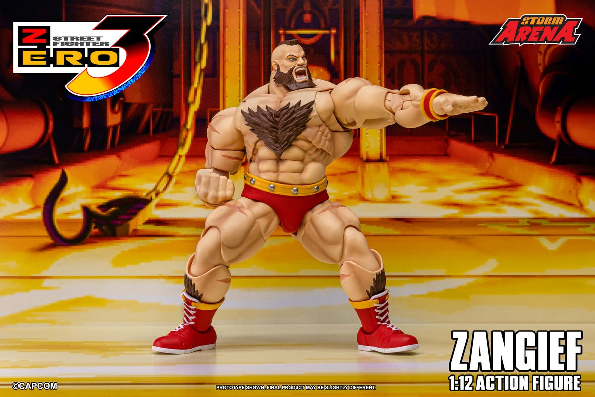 Presale Storm Arena SFSA08 1/12 Street Fighter Zero 3 Zangief Action Figure Toy