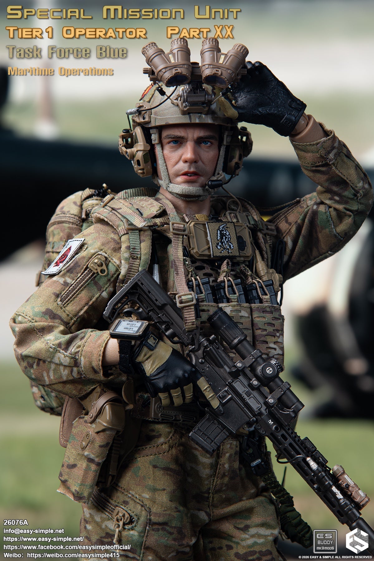 Presale Easy&Simple 26076A 1/6 Special Mission Unit Tier1 Operator Figure Toy