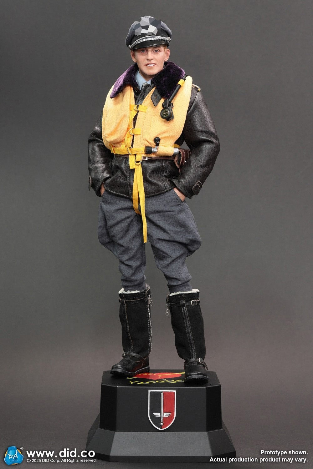 DID D80190 1/6 WWII German Luftwaffe Ace Pilot Erich Hartmann Action Figure Toy