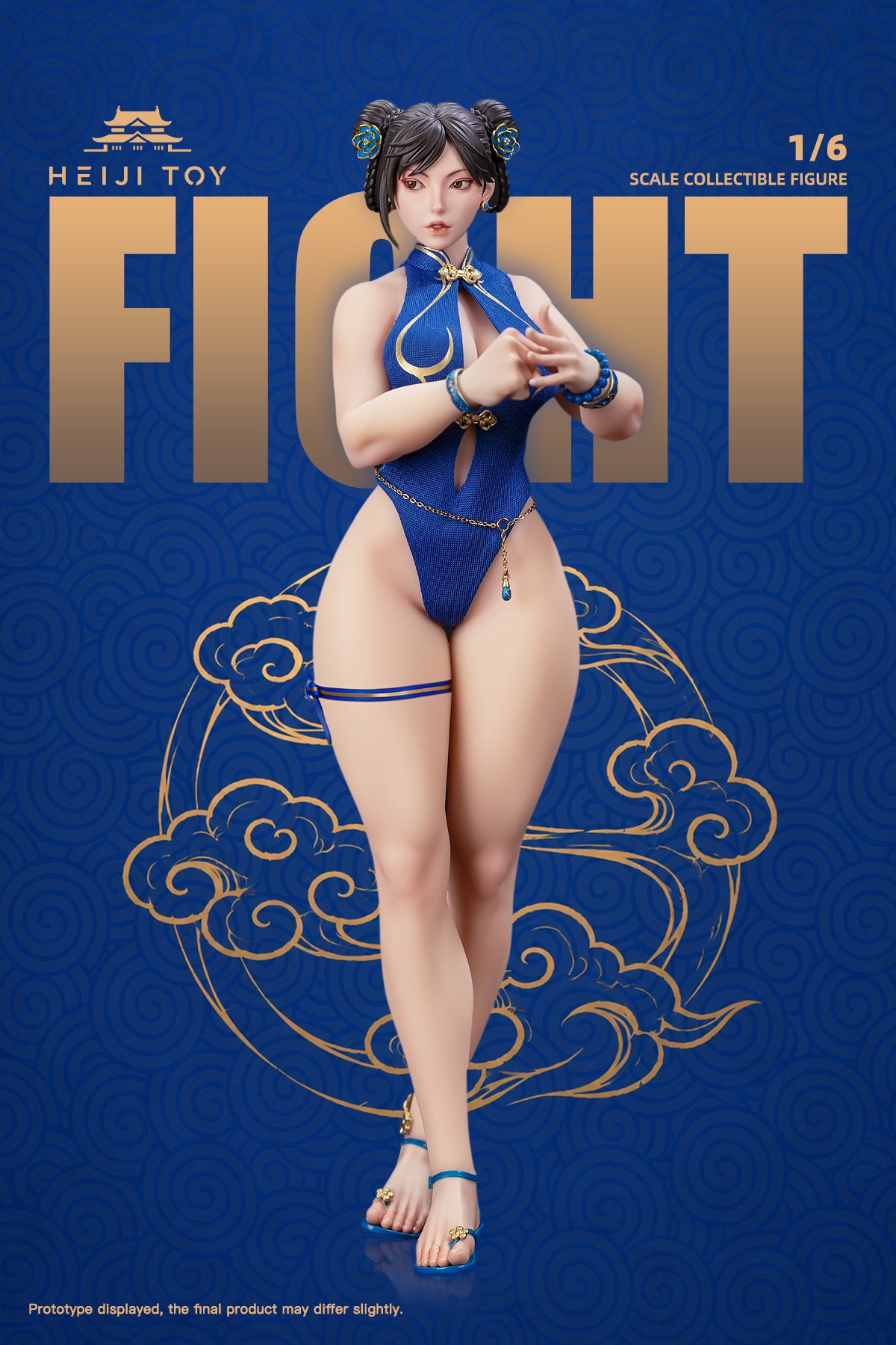 Presale HeiJi Toys HJ001 1/6 Female Fighter Chun Li Collectible Action Figure