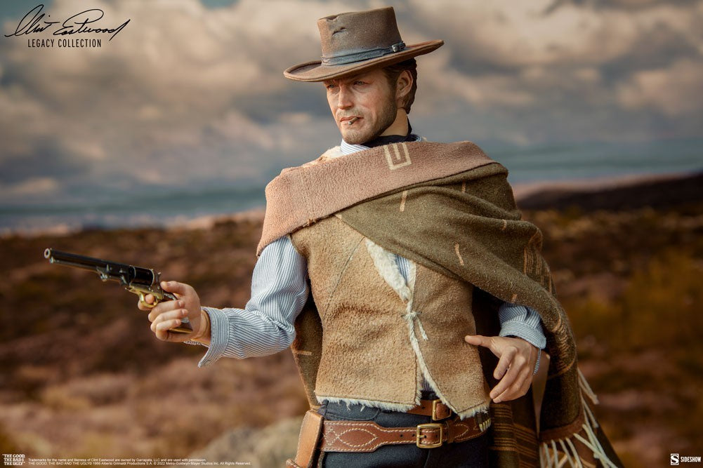 Presale Sideshow 100451 1/6 Dollars Trilogy The Man with No Name Clint Eastwood Figure