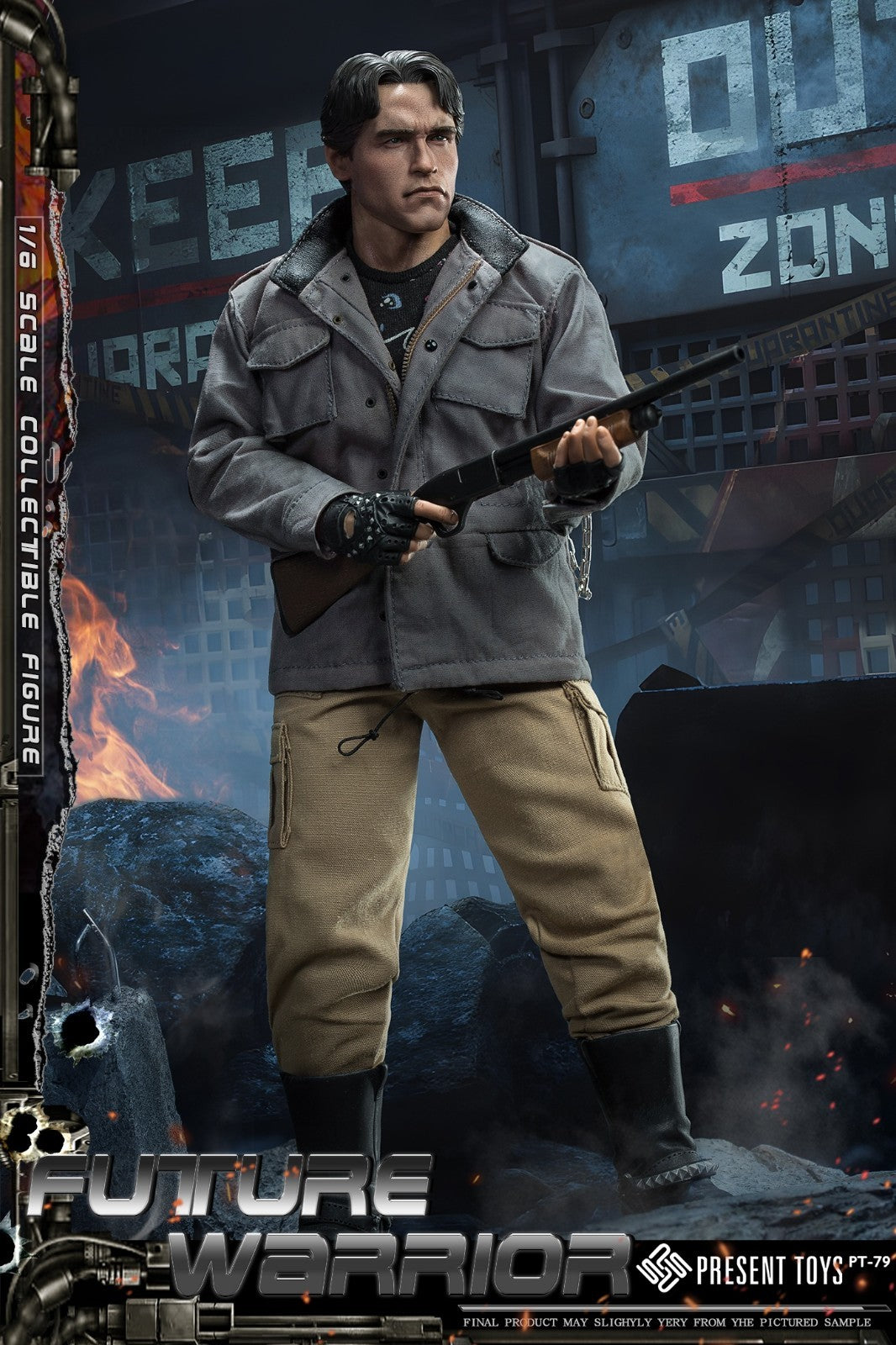 PRESENT TOYS PT-sp79 1/6 Future Warrior Arnold Collectible Male Action Figure