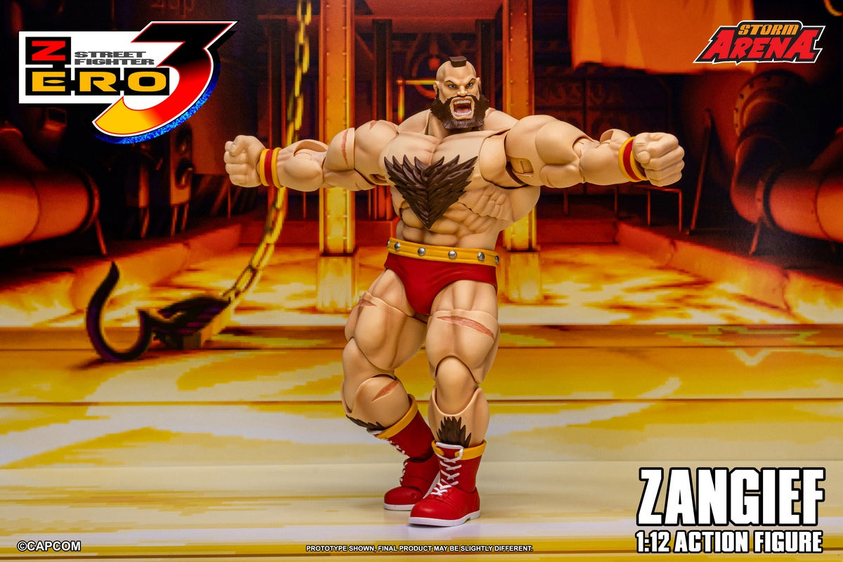 Presale Storm Arena SFSA08 1/12 Street Fighter Zero 3 Zangief Action Figure Toy