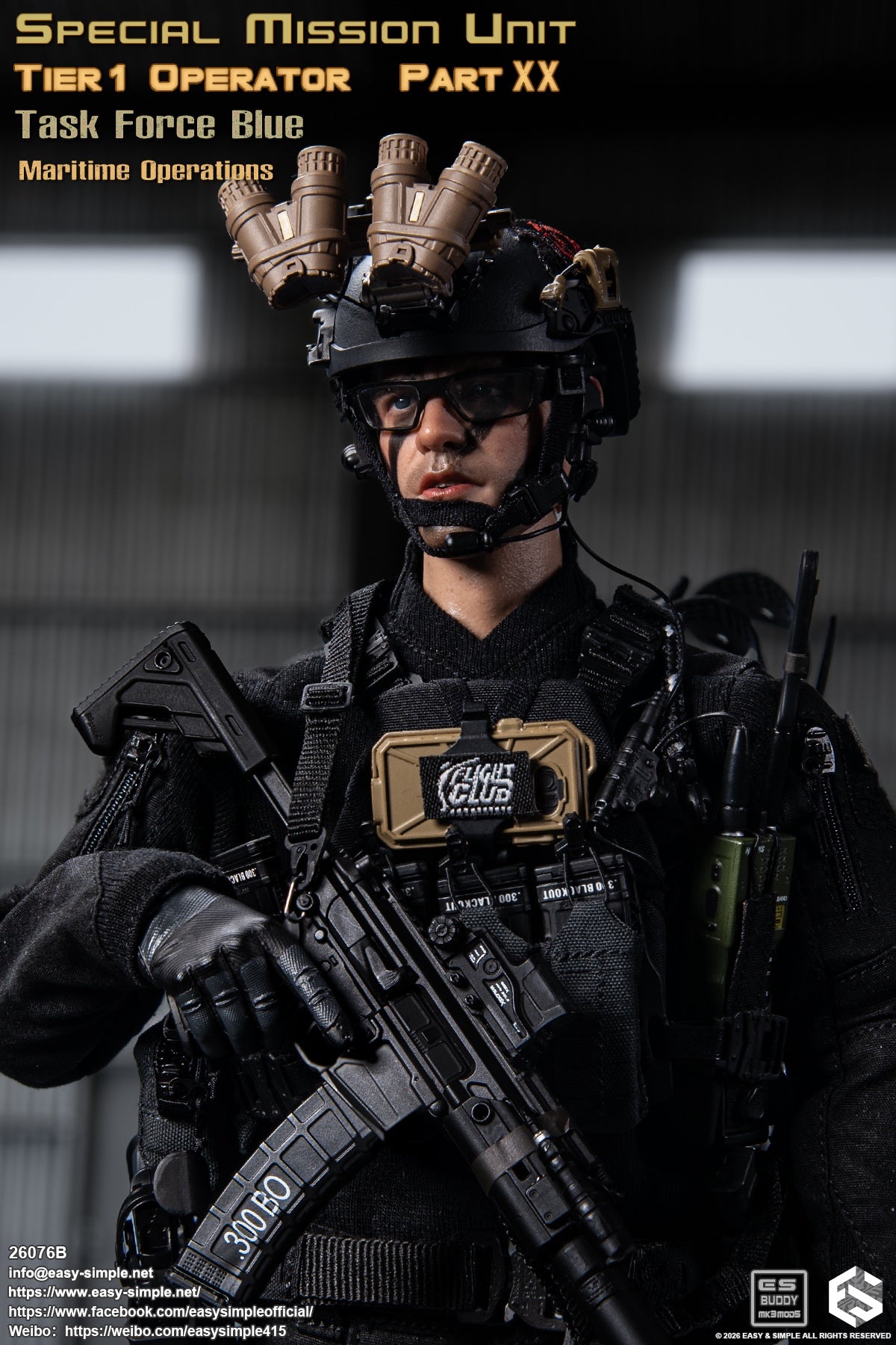 Presale Easy&Simple 26076B 1/6 Special Mission Unit Tier1 Operator Action Figure
