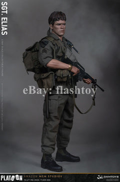 Presale DAMTOYS DMS047 1/6 Platoon Sergeant Elias 12" Male Action Figure Model