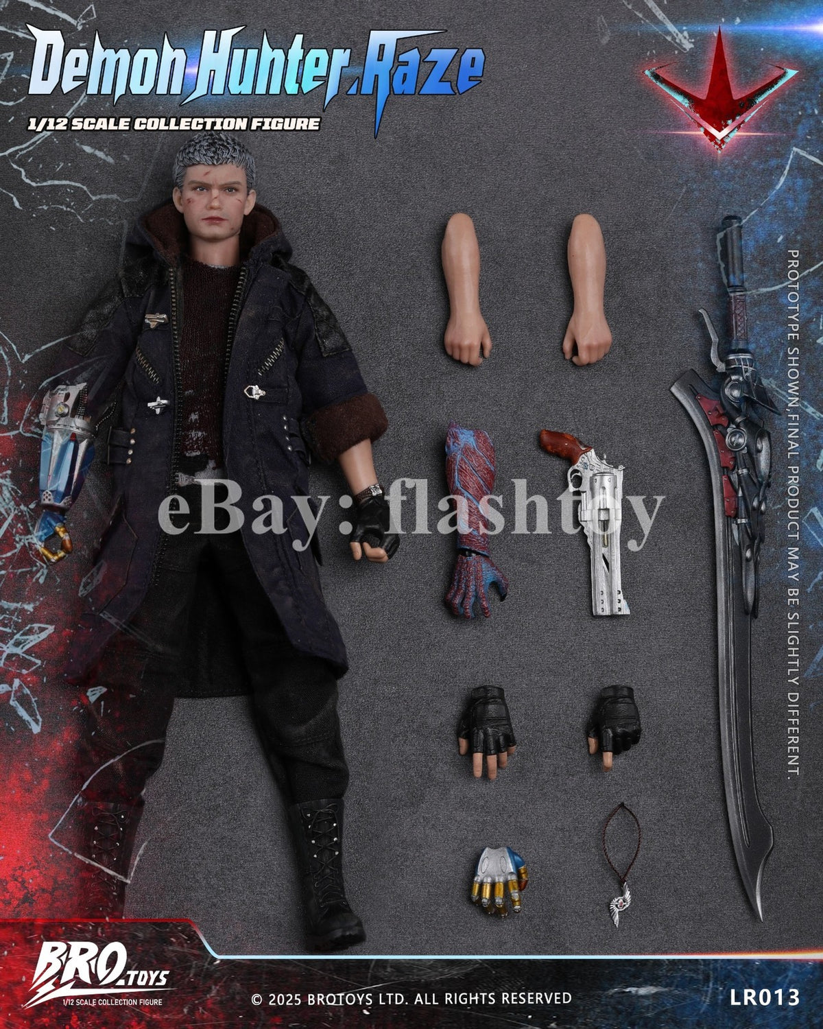 Presale BROTOYS LR013 1/12 The DMC Nero 6" Collectible Male Action Figure Model