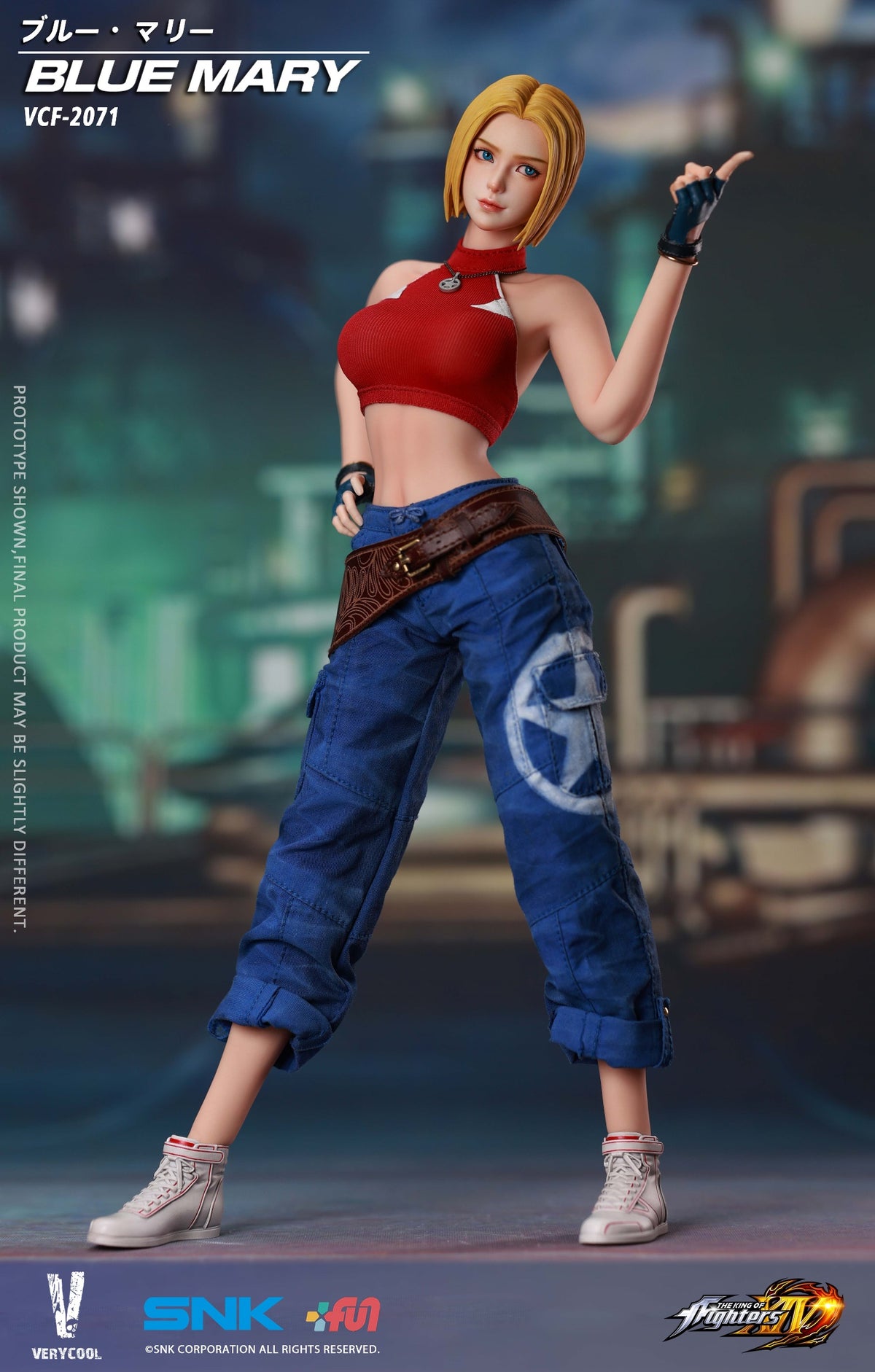 Presale VERYCOOL VCF-2071 1/6 The King of Fighters XIV Blue Marry Action Figure