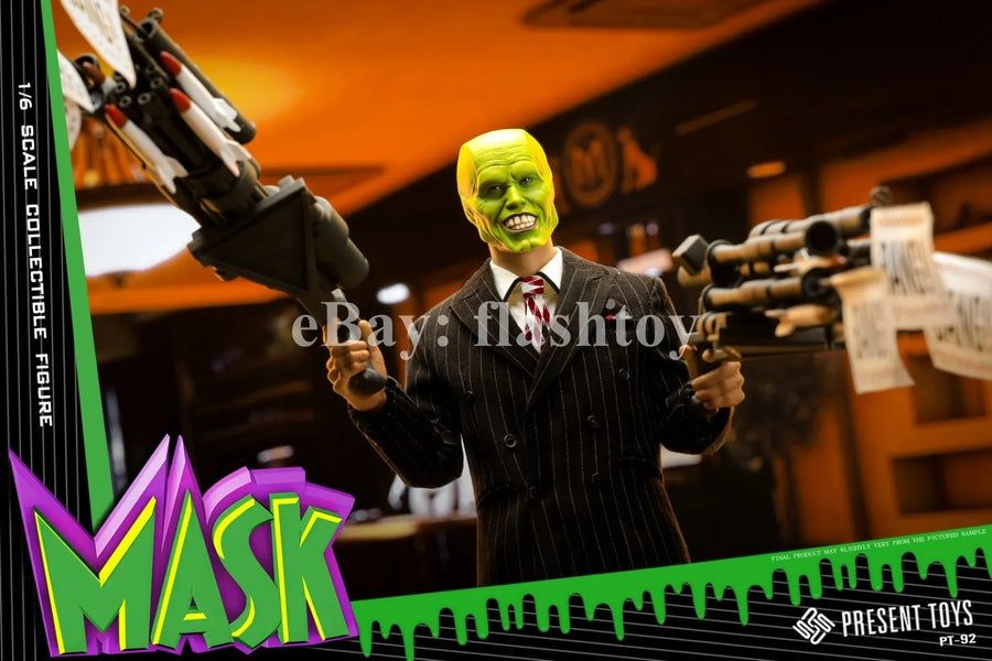 Presale PRESENT TOYS PT-sp92 1/6 Mask Man Jim 12" Male Action Figure Suit Ver.