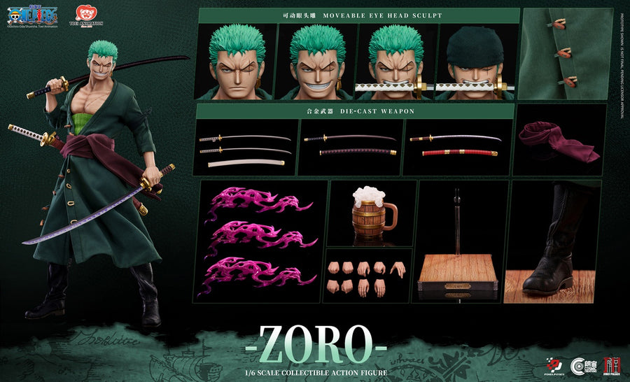 Vorverkauf Pixel Poses PP-200595 1/6 Roronoa Zoro Sammler-Actionfigur-Modell
