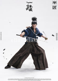 Presale HALF CARFT 1/12 Miyamoto 6" Collectible Male Action Figure Model Toy