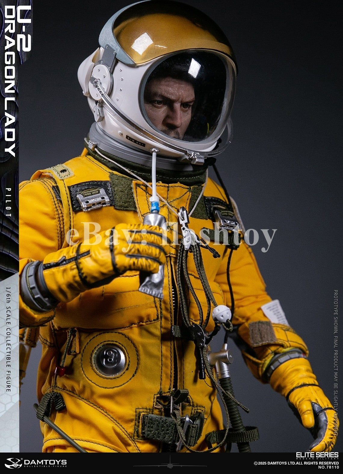 Presale DAMTOYS 78110 1/6 U-2 Dragon Lady Pilot 12" Male Action Figure Model Toy