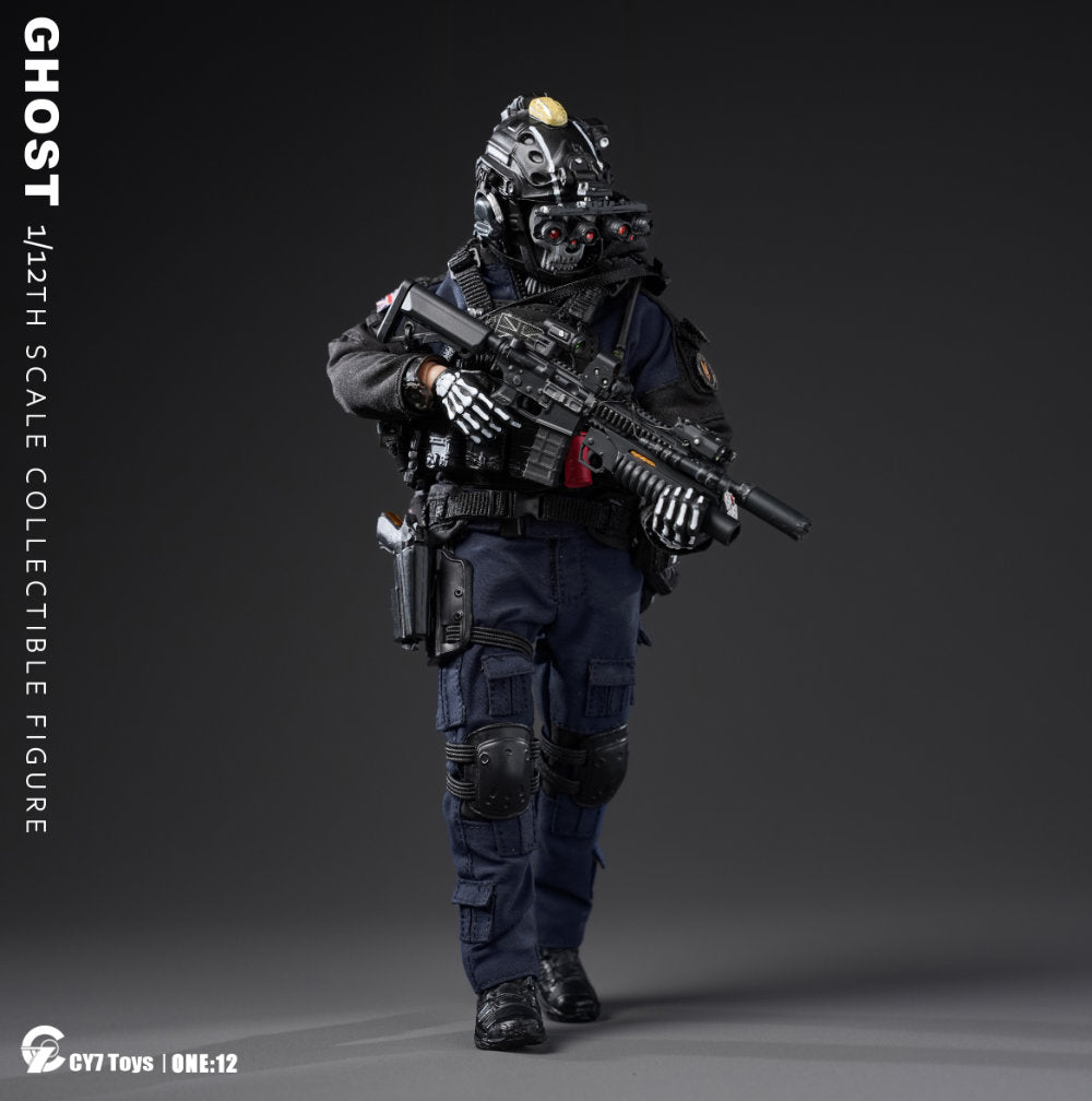 Vorverkauf CY7 Toys 1/12 Night Ghost 6" Sammelfigur Actionfigur Modell Soldat
