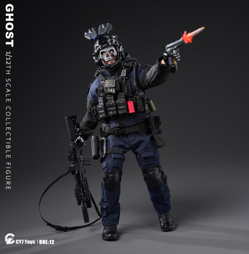 Vorverkauf CY7 Toys 1/12 Night Ghost 6" Sammelfigur Actionfigur Modell Soldat